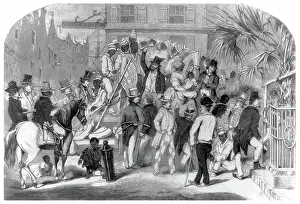 Chattel: Slave Market Auction, 1856