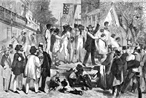 Chattel: Slave Market Auction, 1861