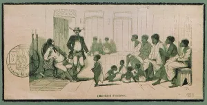 Daquitaine: Slave market, Musee d'Aquitaine, Bordeaux, Aquitaine, France