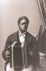 Civel: Slave of Robert E. Lee with accordian