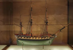 Ducs: Slave ship model, Musee d'histoire de Nantes, Nantes, France