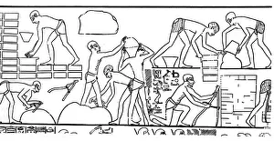 Amon: slavery, Syrian slaves during construction work
