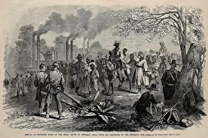 Chickasaw: Slaves of Jefferson Davis arrive at Chickasaw