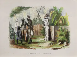 Pounding: Slaves working, Musee d'Aquitaine, Bordeaux, Aquitaine