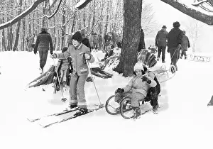 Imagno Brandstätter Images Gmbh: Sledding and skiing in Neuwaldegg 1979