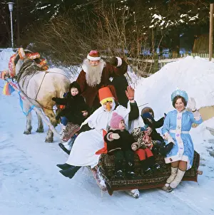 Maiden: Sledge ride in park, 1979