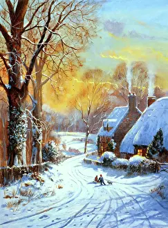 Sledging: Sledgers in the snow