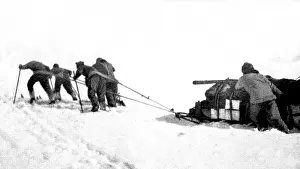 Sledging: Sledging on the Beardmore Glacier