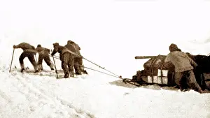 Sledging: Sledging on the Beardmore Glacier