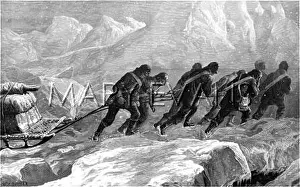 Nares: A Sledging Party from HMS Alert, British Arctic Expedition