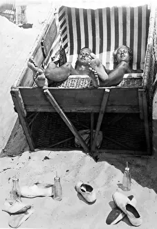 Locality: Sleeping in a beach chair 1936