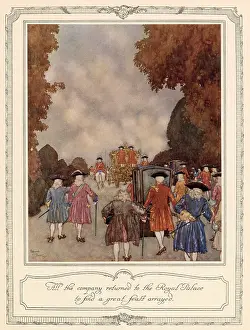 Courtiers: Sleeping Beauty - Edmund Dulac