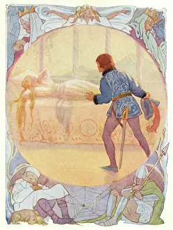 Jul16: The Sleeping Beauty by Margaret Tarrant