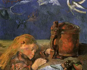Gauguin: Sleeping Boy, by Gauguin