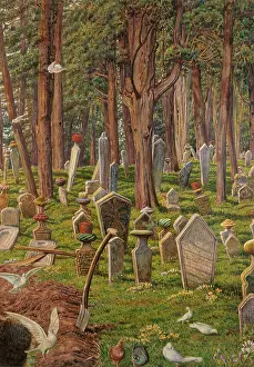 Holman: The sleeping City: the Cemetery of Pera, Constantinople