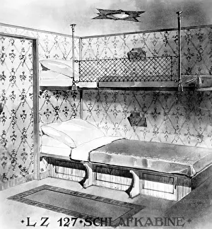 Sleeping compartment of the LZ 127 Graf Zeppelin