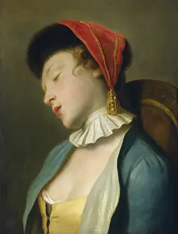 15 25: A Sleeping Girl by Pietro Rotari