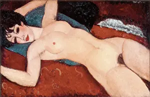 Amedeo: Sleeping Nude with Arms Open (Red Nude)