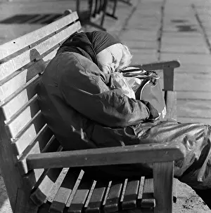 Tiredness: Sleeping woman