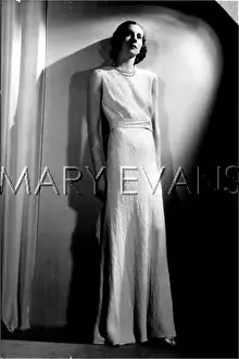 Bias: SLEEVELESS EVENING DRESS
