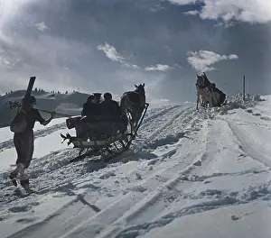 Barnaby (colourised): SLEIGH RIDES