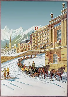 Sleighs: Sleighs and Skiers