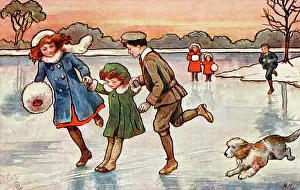 Slippery: Sliding on the ice