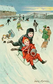 Sledging: SLIDING IN A STREET