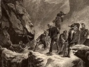 Mountaineering: A slip towards the edge. A close call for a member