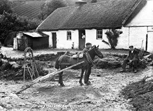 Carnlough: Slipe used for Carrying Corn, Carnlough