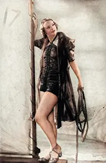 Ruched: Slix bathing suit, 1938