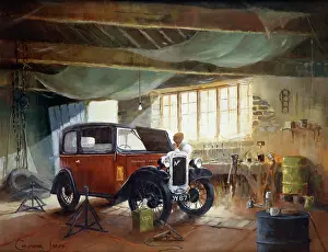 Jarvis: Slo-Fit working on an motor old car