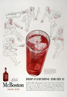 Sloe: SLOE GIN AD/FORTUNE/1935