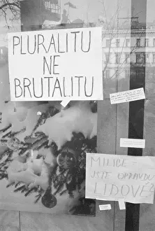 Plurality: Slogan - poster - protest