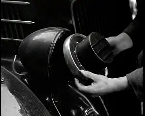 Blackout: A Three Slot Blackout Mask Being Fitted to