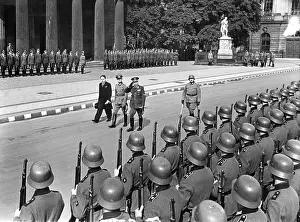 Thursday: The Slovakian Minister of Defense in front