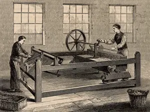 1786: The slubbing-billy, inventor uncertain, which
