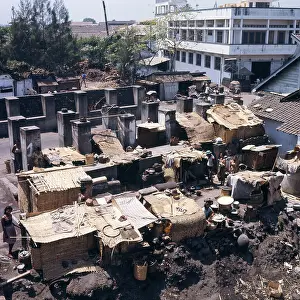 Squalid: SLUM HOUSING JAVA 1971