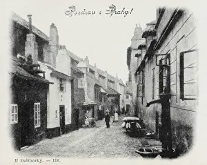 Mews: Small backsteet in Prague, Czech Republic