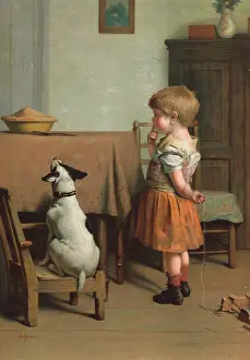 Delicious: Small boy and dog