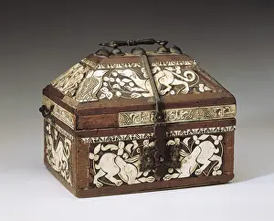 Larch: Small chest of the hares. 11th -12th c. Made