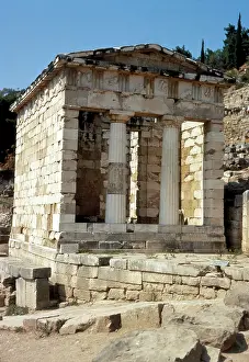 Santuary: The small doric temple called