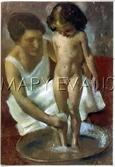 Bathtime: SMALL GIRL AT BATHTIME