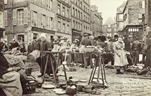 Tressle: Small Market in Rouen, Normandy