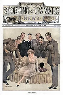 Earnshaw: A Small Objective by Harold Earnshaw, WW1 cartoon