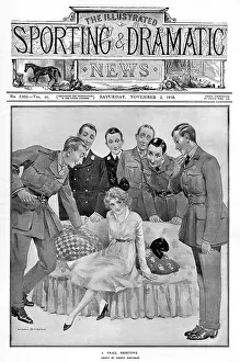 Earnshaw: A Small Objective by Harold Earnshaw, WW1 cartoon