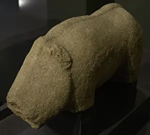 Braganza: Small statue of a boar. Ca. the 1st and 2nd centuries
