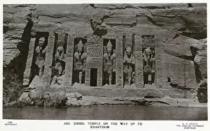 The small temple at Abu Simbel, Egypt