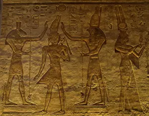 Crook: Small Temple or Temple of Hathor. The gods Set (left) and Ho
