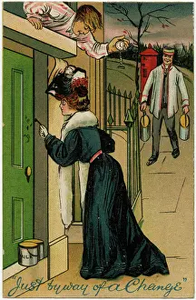 Apr16: A smart lady coming home in the early hours